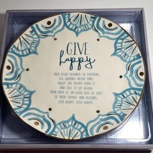 Paper Destiny Giving Plate “Give Happy”
